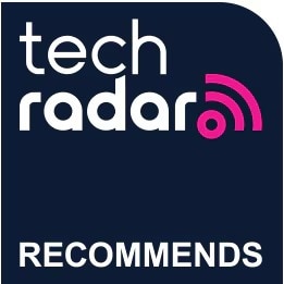 Tech Radar recommends-logotyp