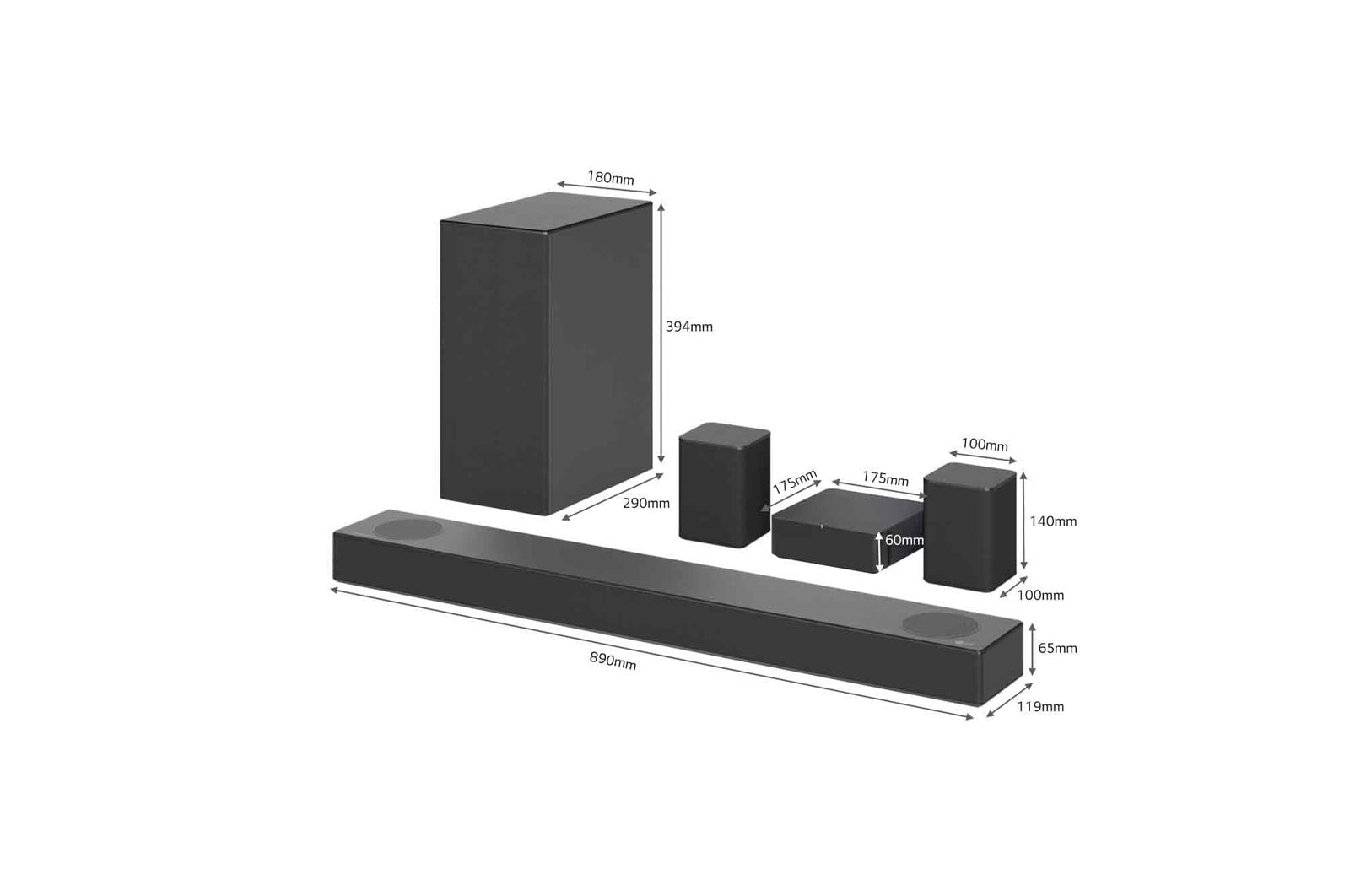 LG Soundbar S75QR, S75QR