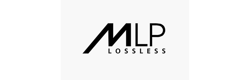 En bild med logotypen för MLP LOSSLESS