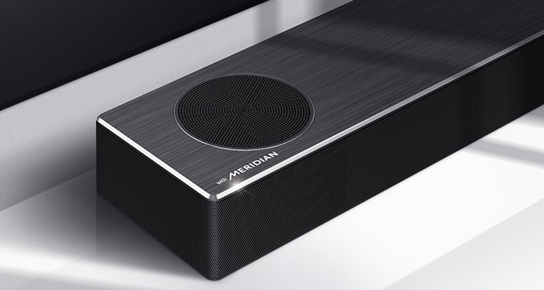 Vänster kortsida för var och en av 3 soundbars