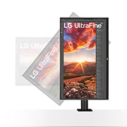 LG 27'' UHD 4K Ergo IPS Monitor med USB Type-C™, 27UN880P-B
