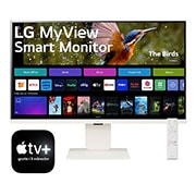 LG MyView 32” 4K UHD IPS Smart Monitor med webOS, 32SR83U-W