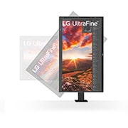 LG 32'' UHD 4K Ergo IPS-skärm med USB-C, 32UN880P-B