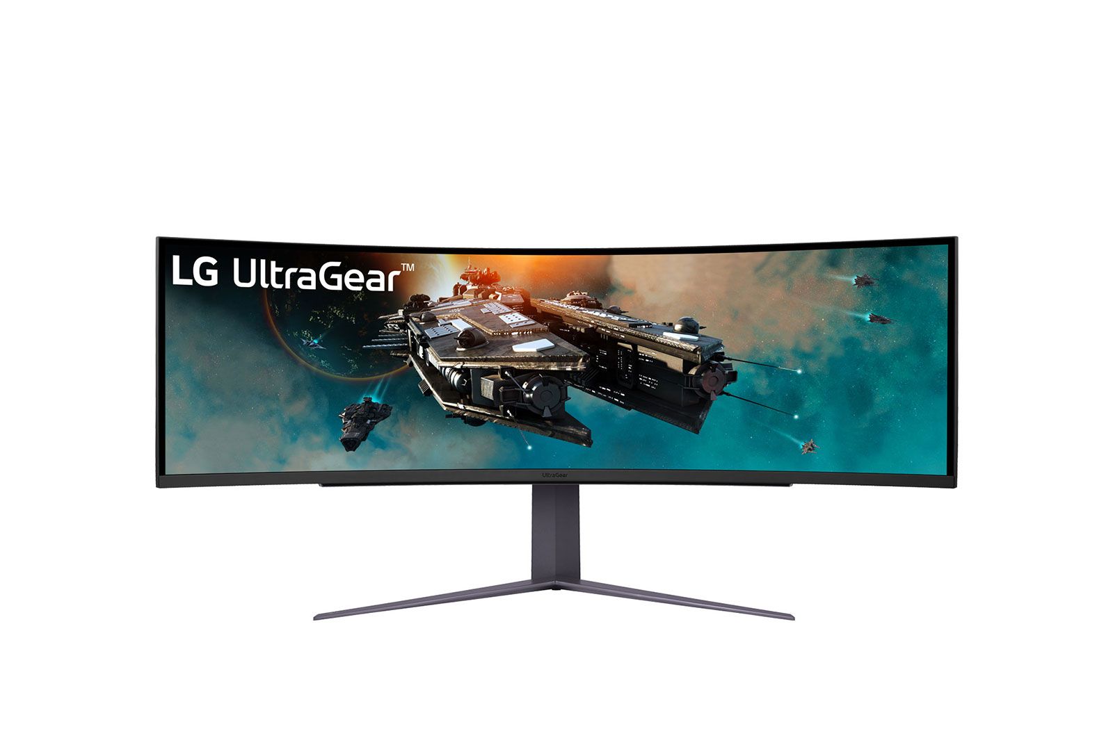 LG 49” UltraGear™ 32:9 Dual QHD böjd Gaming Monitor med 240Hz uppdateringsfrekvens, 49GR85DC-B