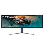 LG 49” UltraGear™ 32:9 Dual QHD böjd Gaming Monitor med 240Hz uppdateringsfrekvens, 49GR85DC-B