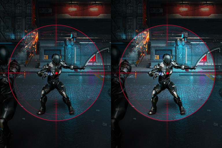Spelare kan undvika krypskyttar som gömmer sig på de mörkaste platserna och snabbt fly från situationer när mynningsflamman syns.