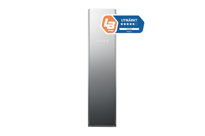 LG 5.2kg LG Styler med spegelglas, TrueSteam<sup>®</sup> och Wi-Fi, S3MFC