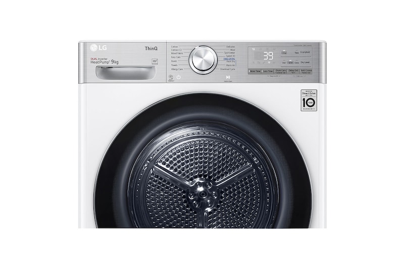 LG 9-kg DUAL Inverter Heat Pump™ -torktumlare med™ Eco Hybrid™ och värmepumpsteknologi , P0AVVR2W9