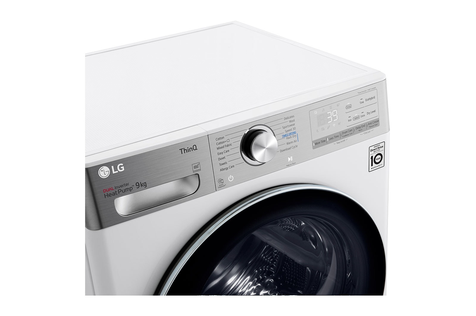 LG 9-kg DUAL Inverter Heat Pump™ -torktumlare med™ Eco Hybrid™ och värmepumpsteknologi , P0AVVR2W9