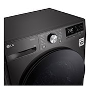 LG Svart 9-kg DUAL Inverter Heat Pump™ -torktumlare med ™ Eco Hybrid™ och värmepumpsteknologi , RV9DN903P
