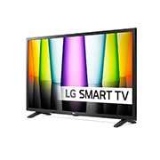 LG 32'' LQ630B - HD Ready Smart TV - 32LQ630B6LA, Vy framifrån av LG:s TV med full HD med inbäddad bild och produktlogotypen på, 32LQ630B6LA