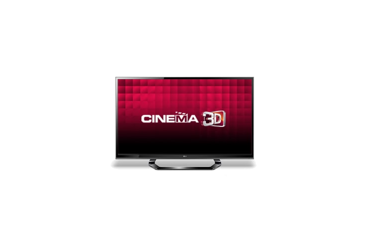 Vy framifrån av 100Hz LED TV med Cinema 3D, DLNA och USB 42LM615T