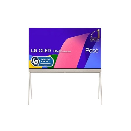 LG OLED | Objet Collection Posé, Posé sedd framifrån., 42LX1Q6LA