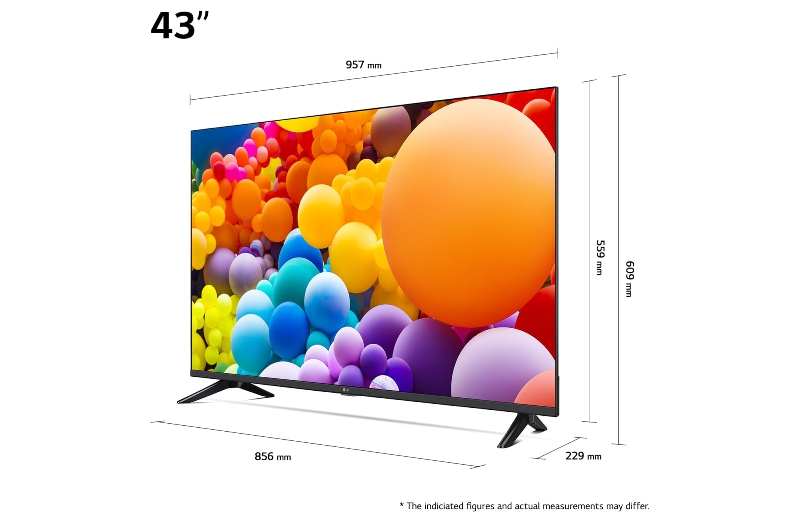 LG 43'' UHD AI UT73 - 4K TV (2024), 43UT73006LA