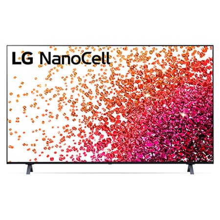 LG NanoCell TV sedd framifrån