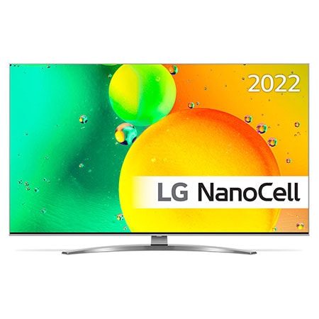 LG NanoCell TV sedd framifrån