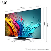 LG 50" LG QNED86 4K Smart TV 2024, 50QNED86T6A