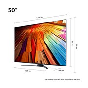 LG 50" UHD AI UT81 4K Smart TV 2024, 50UT81006LA