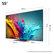 LG 55" LG QNED AI QNED87 4K Smart TV 2024, 55QNED87T6B