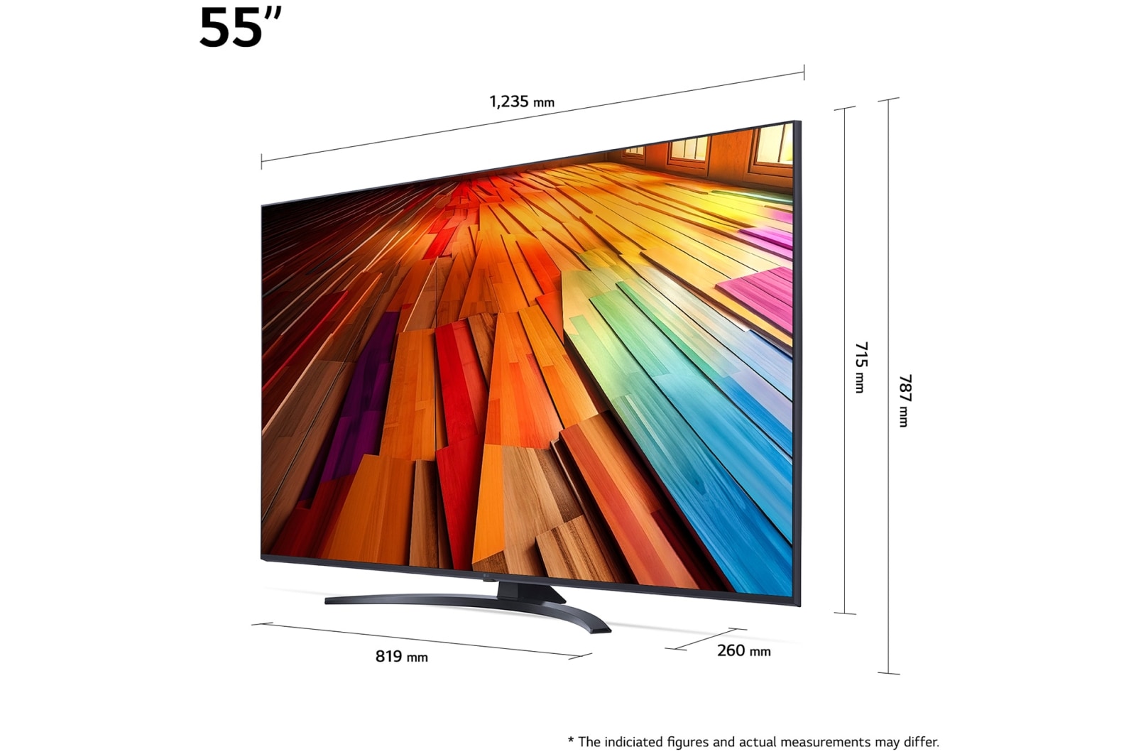 LG 55" UHD AI UT81 4K Smart TV 2024, 55UT81006LA