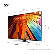 LG 55" UHD AI UT81 4K Smart TV 2024, 55UT81006LA