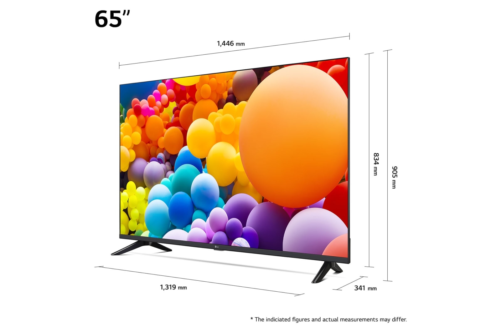 LG 65'' UHD AI UT73 - 4K TV (2024), 65UT73006LA