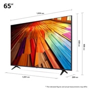 LG 65 tum LG UHD AI UT80 4K Smart TV 2024, 65UT80006LA