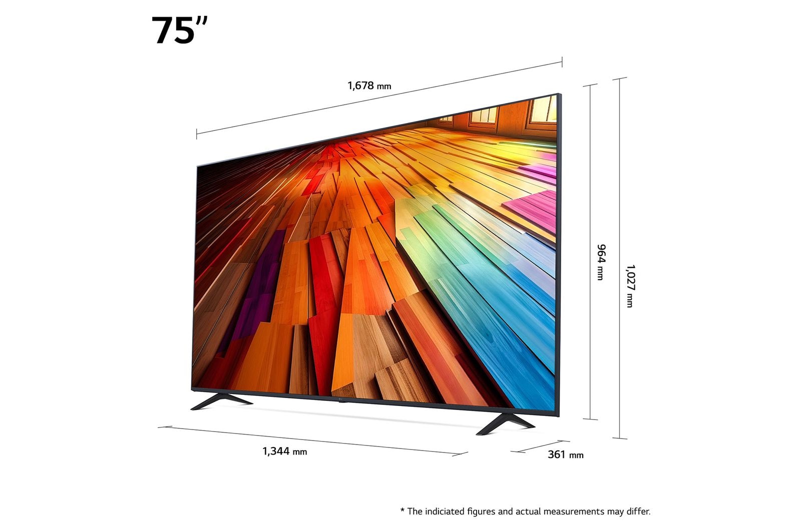 LG 75 tum LG UHD AI UT80 4K Smart TV 2024, 75UT80006LA