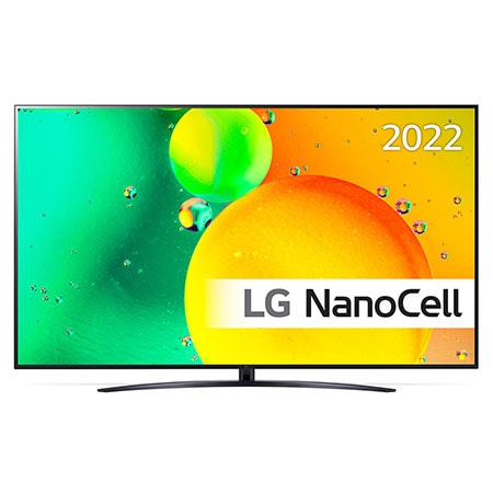 LG NanoCell TV sedd framifrån