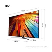 LG 86 tum LG UHD AI UT81 4K Smart TV 2024, 86UT81006LA