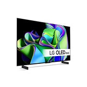 LG 42'' OLED evo C3 - 4K TV (2023), Vy framifrån med LG OLED och emblemet för 11 Years World No.1 OLED på skärmen., OLED42C35LA