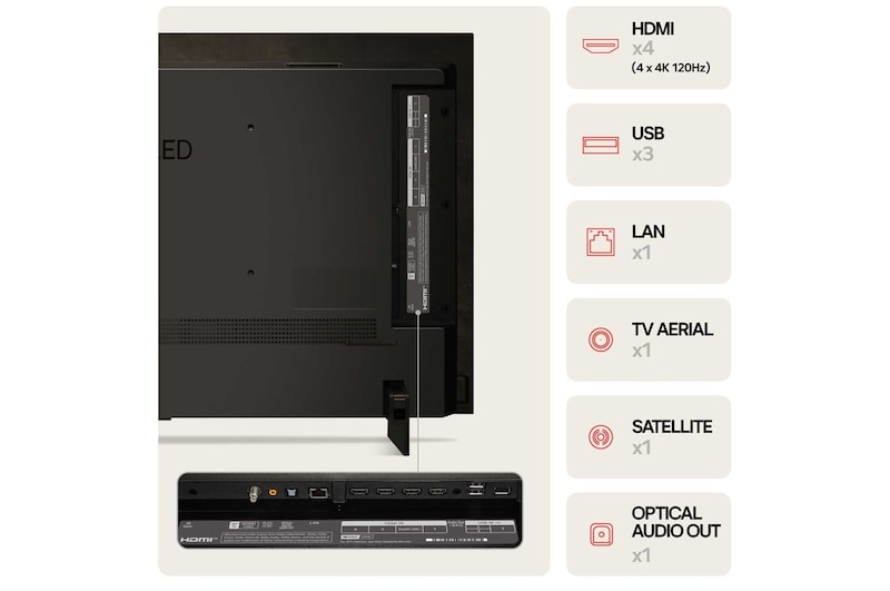 LG 42" OLED evo AI C4 4K Smart TV 2024, OLED42C44LA