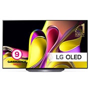 LG 55'' OLED B3 - 4K TV (2023), Vy framifrån med LG OLED och emblemet för 11 Years World No.1 OLED., OLED55B36LA