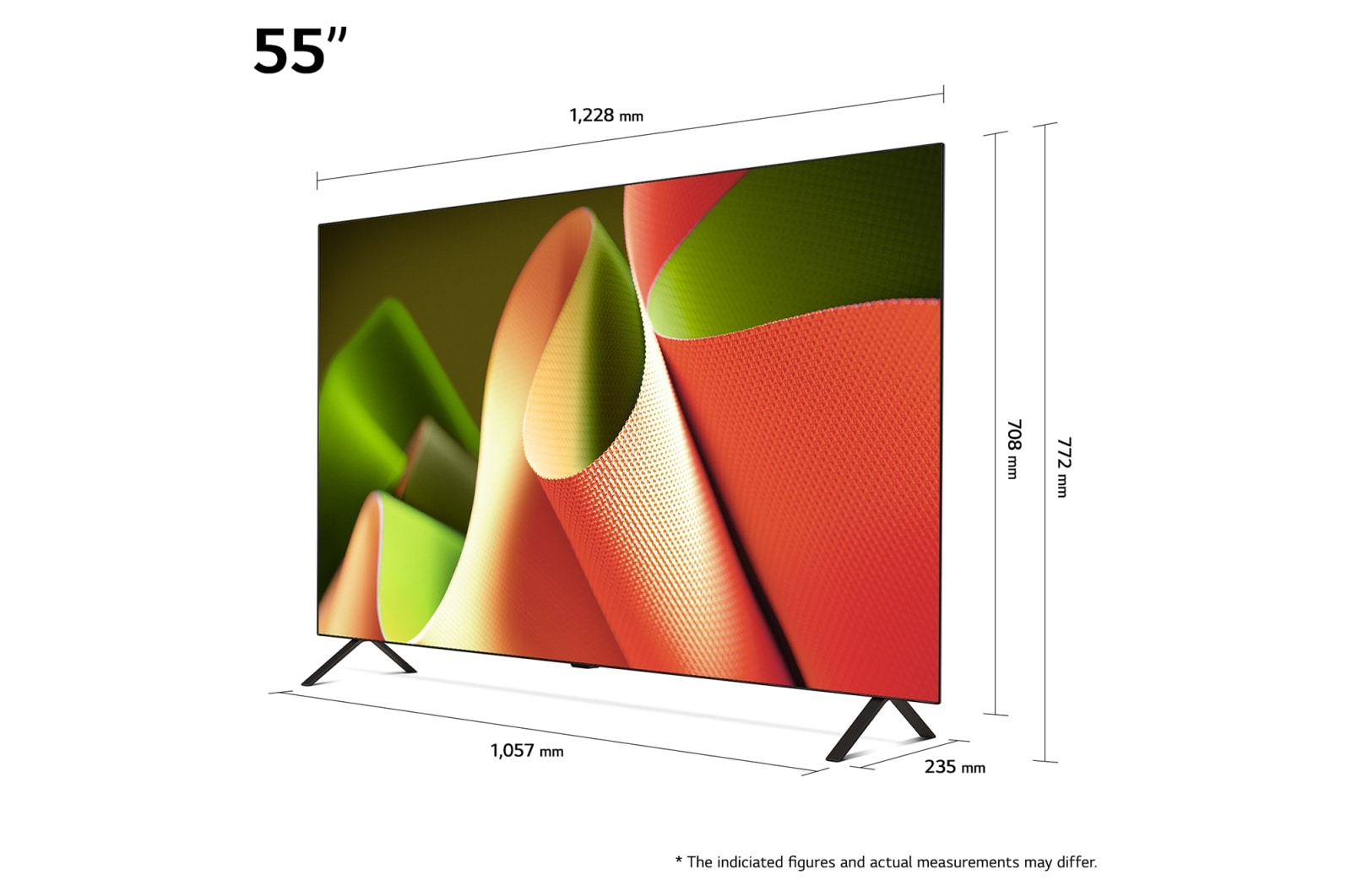 LG 55'' LG OLED AI B4 4K Smart TV 2024, OLED55B46LA