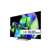 LG 55'' OLED evo C3 - 4K TV (2023), Vy framifrån med LG OLED evo, logotypen för 11 Years World No.1 OLED är på skärmen, och en soundbar står nedanför. , OLED55C35LA