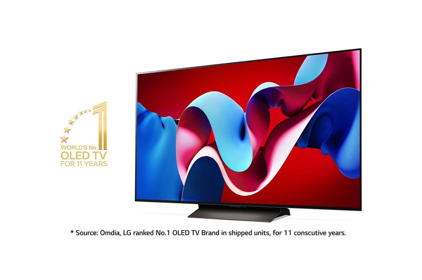 LG 55'' LG OLED evo AI C4 4K Smart TV 2024, OLED55C44LA