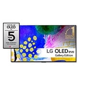 LG  55'' OLED G2 - OLED evo Gallery Edition 4K Smart TV - OLED55G26LA, framsida, OLED55G26LA