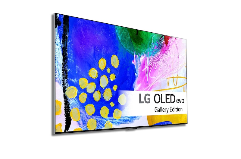 LG 77'' OLED G2 - OLED evo Gallery Edition 4K Smart TV - OLED77G26LA, framsida, OLED77G26LA