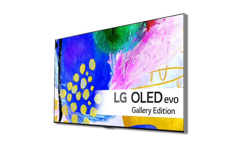LG 77'' OLED G2 - OLED evo Gallery Edition 4K Smart TV - OLED77G26LA, framsida, OLED77G26LA