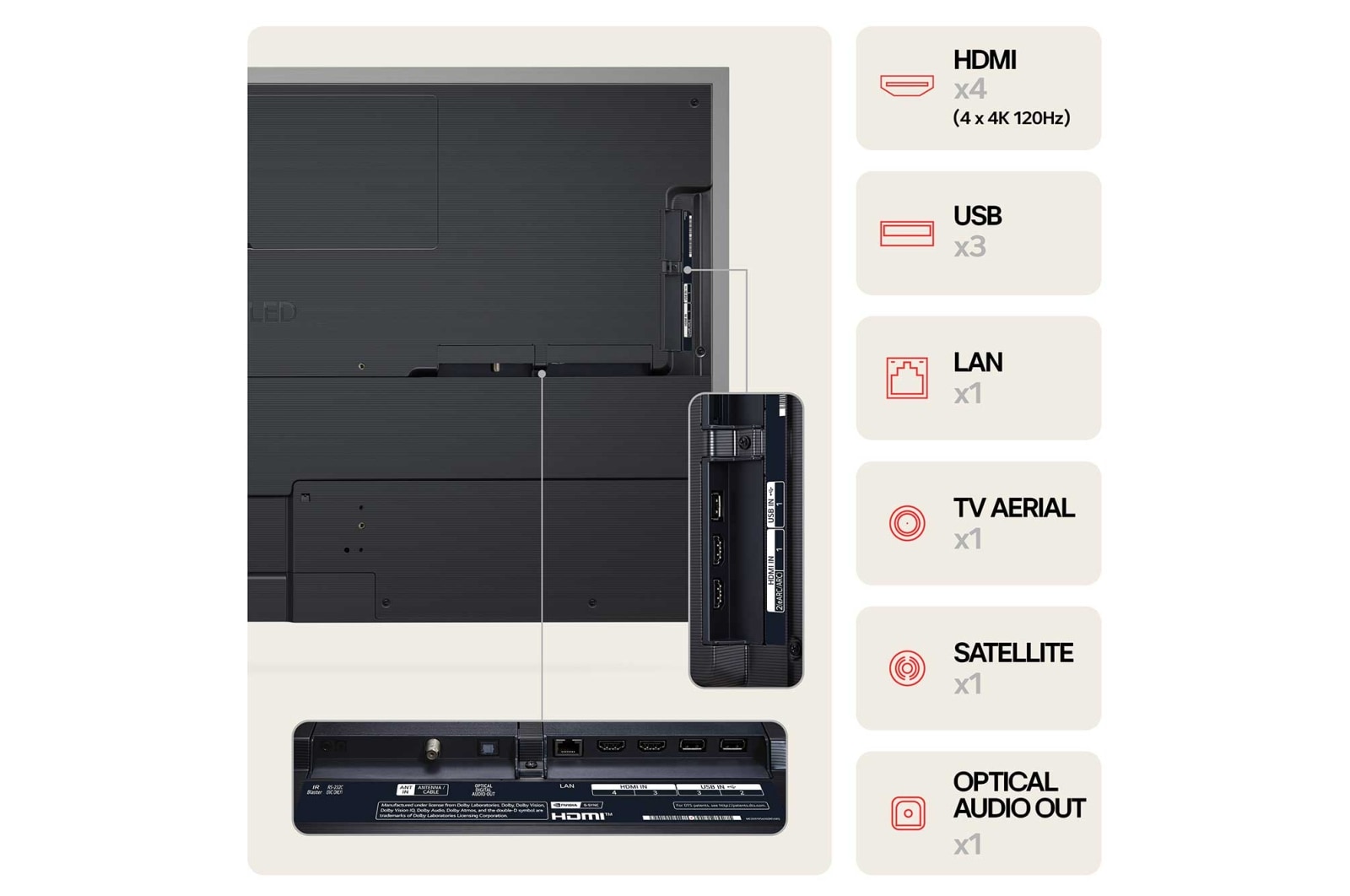 LG 55'' LG OLED evo AI G4 4K Smart TV 2024, OLED55G45LW