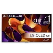 LG OLED evo AI G4 4K Smart TV på 55 tum OLED55G45LW 2024 med alpha 11 AI-processor