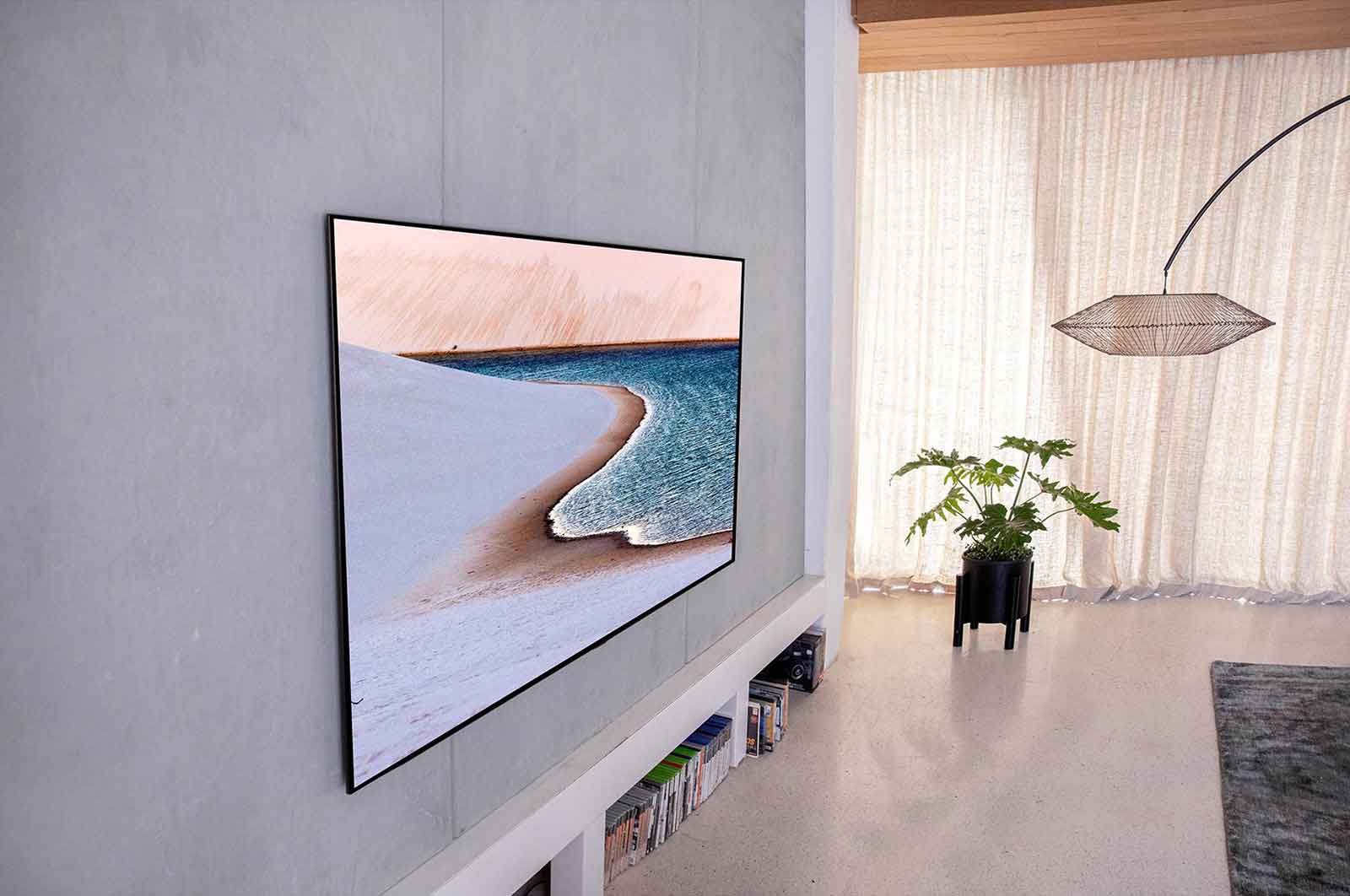 LG 55" Gallery OLED GX 4K TV med integrerat väggfäste, OLED55GX6LA