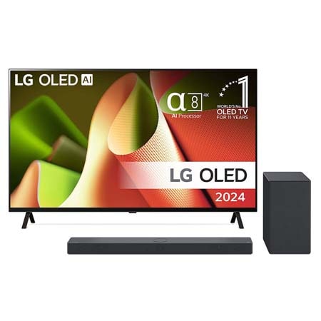 LG B4 OLED 65" TV & SC9S Soundbar - OLED65B4SC9