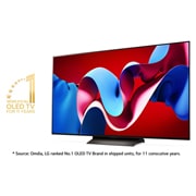 LG 65" LG OLED evo AI C4 4K Smart TV 2024, OLED65C44LA