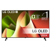 LG OLED evo AI B4 4K Smart TV på 77 tum OLED77B46LA 2024 med alpha 8 AI-processor 