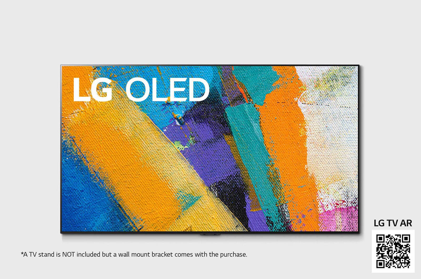 LG 77" Gallery OLED GX 4K TV med integrerat väggfäste, OLED77GX6LA