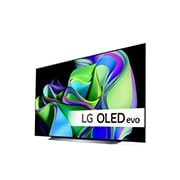 LG 83'' OLED evo C3 - 4K TV (2023), Vy framifrån med LG OLED och emblemet för 11 Years World No.1 OLED på skärmen., OLED83C36LA