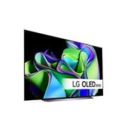 LG 83'' OLED evo C3 - 4K TV (2023), Vy framifrån med LG OLED och emblemet för 11 Years World No.1 OLED på skärmen., OLED83C36LA
