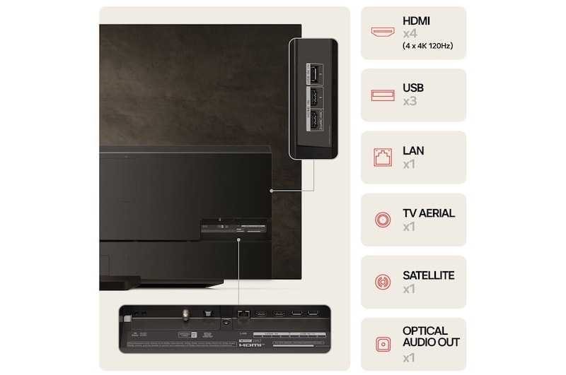 LG 83" OLED evo AI C4 4K Smart TV 2024, OLED83C44LA