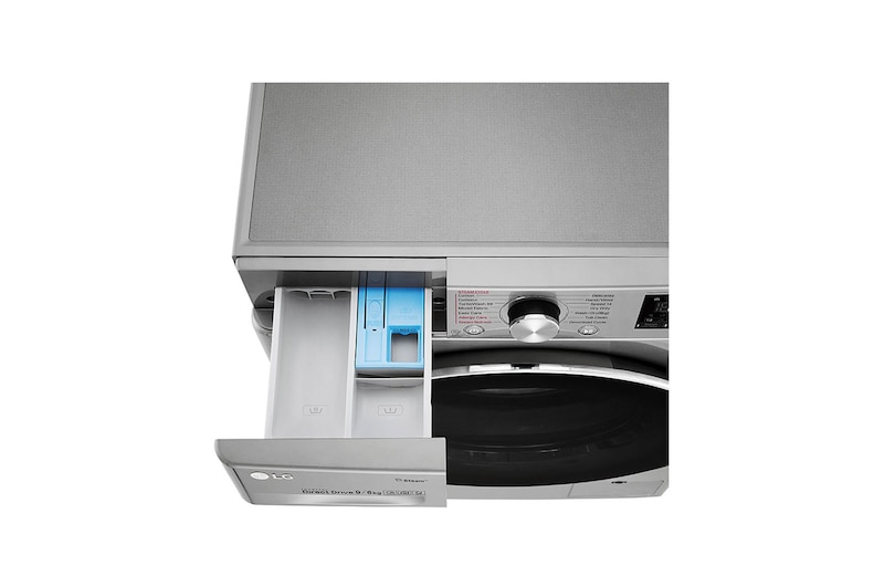 LG 1-9 kg / 1-6 kg Kombinerad tvätt/tork med Steam+ , AI DD och TurboWash™. Wi-Fi, CV70V6S1B